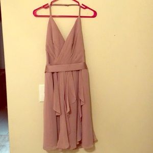 David’s Bridal Vera Wang White bridesmaid dress